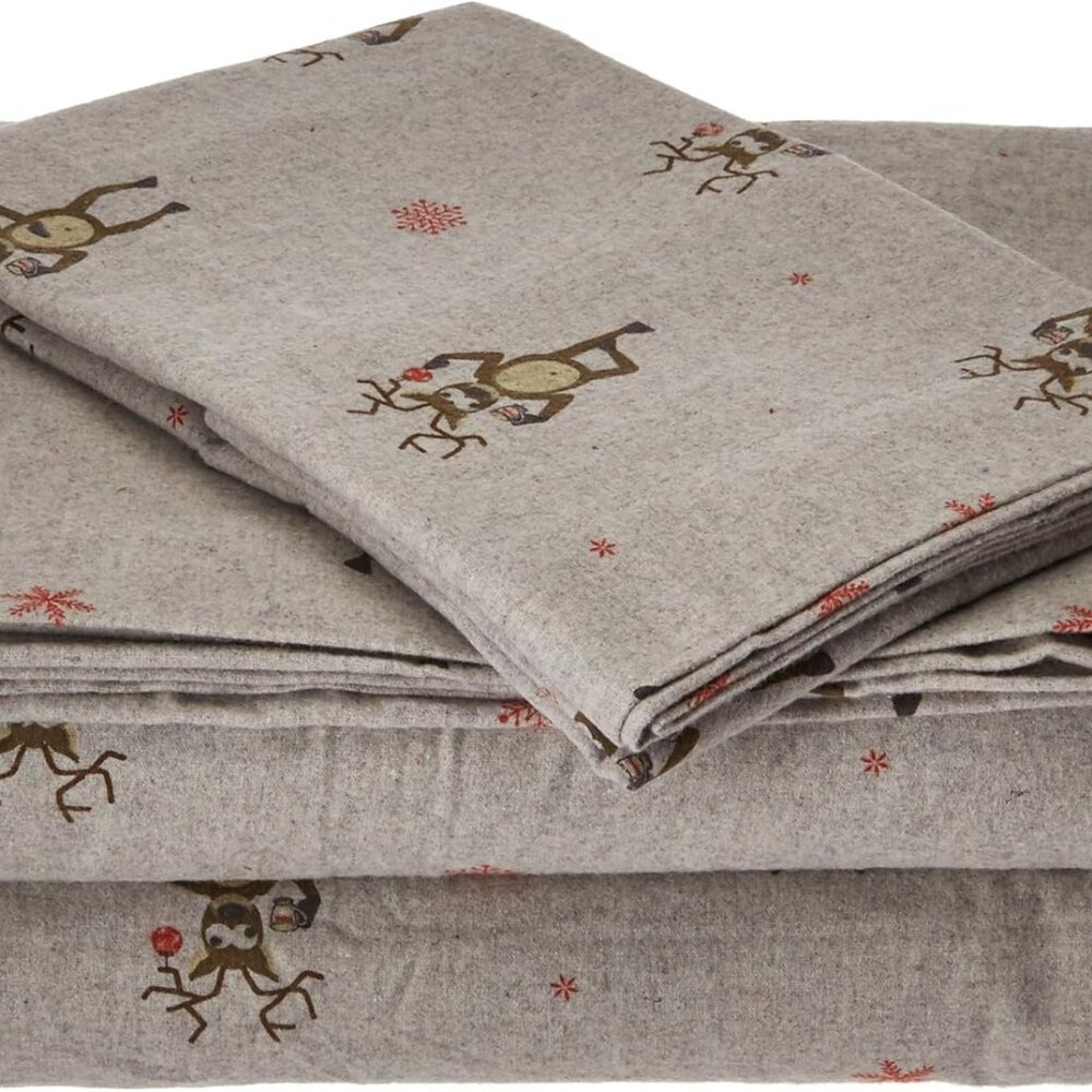 NEW in package La Rochelle Collection Twin Heather flannel sheet set